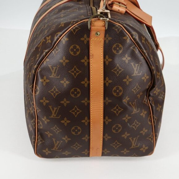 LOUIS VUITTON Monogram Keepall Bandouliere 55 Boston Bag - Picture 13 of 16